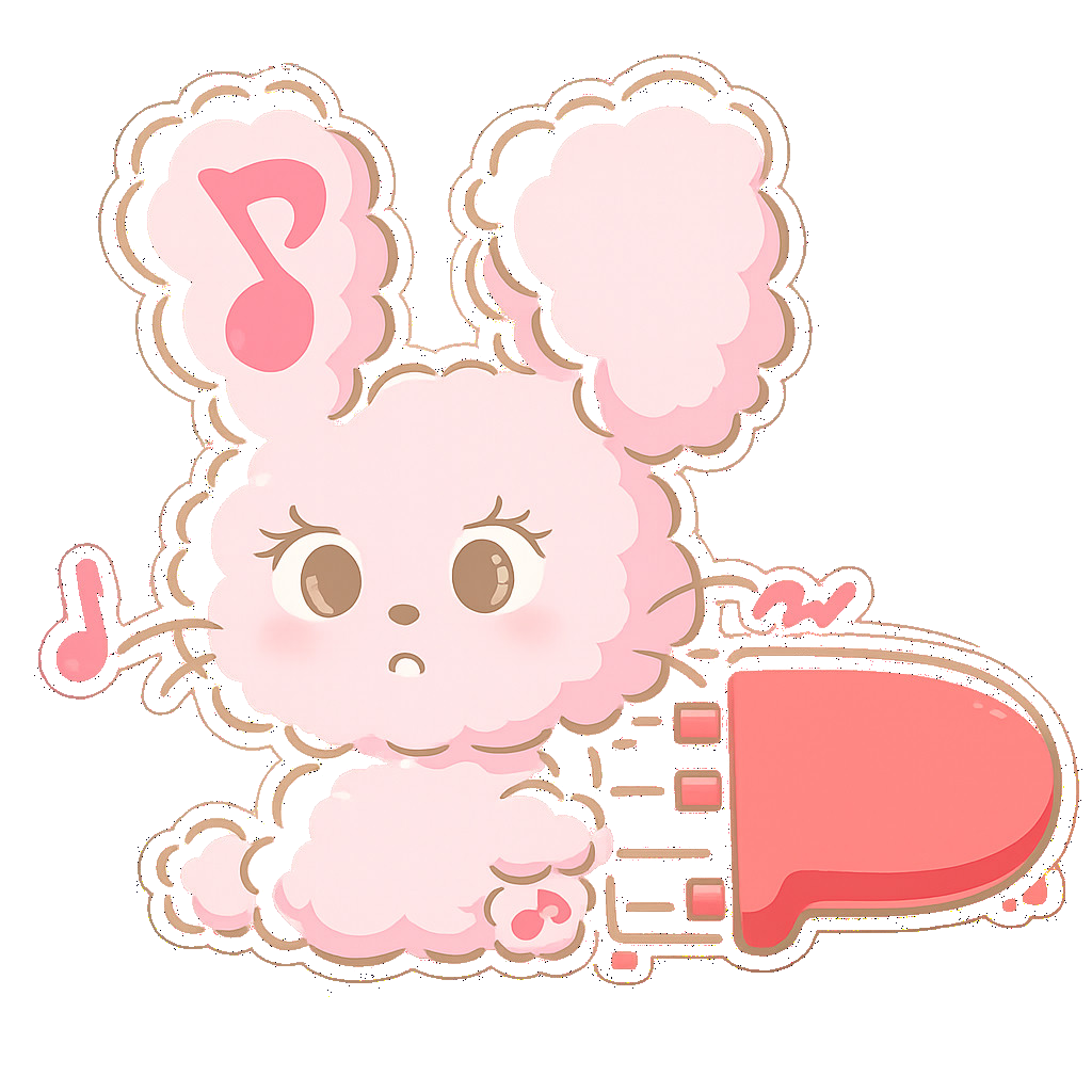 うさぎのマスコット